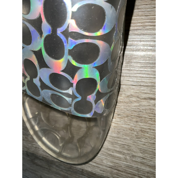 Coach Ugo Signature Rubber Slide Clear Size‎ 9 - Picture 6 of 7